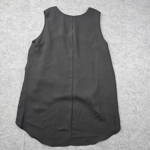 Amanda Uprichard Sleeveless Top Womens Large Asymmetrical Hem Layered Blouse - Picture 6 of 6